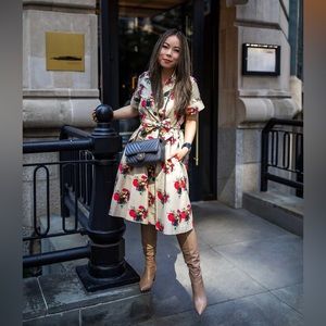 Adam Lippes floral dress
